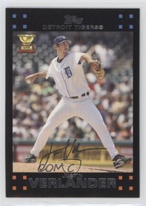 2007 Topps Pepsi Food Issue Justin Verlander #P147