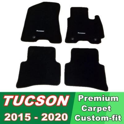 CARPET MATS TAILOR MADE CUSTOM FIT Hyundai Tucson 2015 - 2021 - image 1 of 2