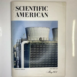 Scientific American Vintage Magazine 1971 May Cooling Tower Fish Language - Imagen 1 de 2