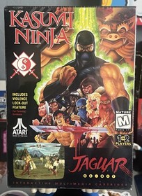 Kasumi Ninja (Atari Jaguar, 1994) Complete CIB w/ Manual & Protector Case