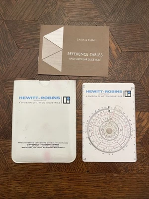 VTG 1968 Sama & Etani 600-ST Concise Science Tables & Circular Slide Rule - Image 1 of 4