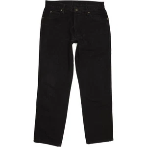 Wrangler Durable Basics Men Black Straight Regular Jeans W34 L30 (75407) - Picture 1 of 5