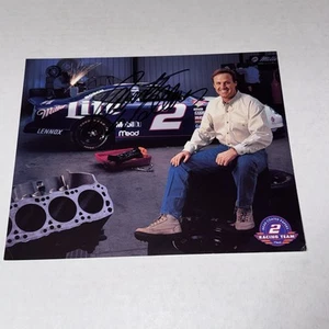 Rusty Wallace HOFer signed 8x10 photo 1999 MILLER LITE #2 MEAD FORD TAURUS - Picture 1 of 2