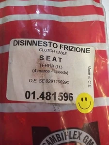 CORDA FRIZIONE RCF 01.481596 SEAT TERRA 4 MARCE MALAGA 85-93 - Imagen 1 de 4