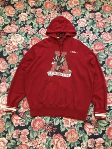 Alabama Crimson Tide Nike Pullover Hoodie Herren Medium Rot College XL Faded 90s - Bild 1 von 12