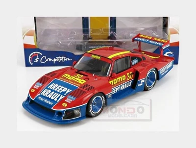1:18 SOLIDO Porsche 935 Moby Dick #6H Mid Ohio 1983 Red Blue SL1805404 Model - Image 1 of 2