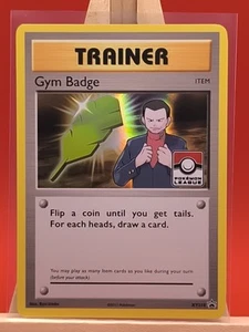 Giovanni Gym Badge XY210 Evolutions Exclusive Holo Rare Promo Pokemon Card - Picture 1 of 12