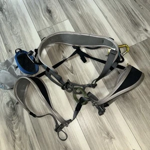 PETZL CORAX C51 Rock Climbing Harness Blue Black Size 1 # 4053 - Picture 1 of 7
