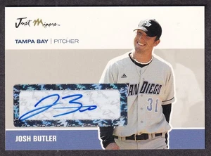 2007 Just Minors baseball card #JA-06 Tampa Bay Devil Rays John Butler signed - Picture 1 of 2