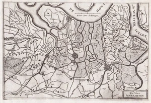 Quatre Ambachten Vlaanderen Axel Hulst Terneuzen Belgique Map De La Feuille 1702 - Picture 1 of 1
