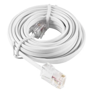 RJ11 6P4C zu RJ45 8P4C Modular Phone Internet VerläNgerungskabel 3 Meter W4D9 - Zdjęcie 1 z 7