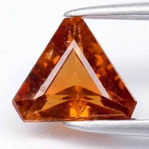 💎 0.76ct 7x5.8mm Fancy Natural Orange Hessonite Garnet - Tanzania Gem - Imagen 1 de 4