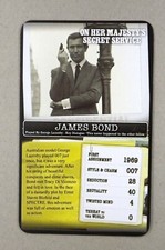 1 x Top Trumps Ltd Ed card Bond 007 James Bond - George Lasenby ≠ T16