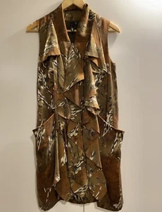 EDUN SILK SLEEVELESS DRESS WOMEN size XS - Picture 1 of 8