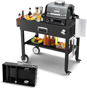 Carro de mesa parrilla plegable para Ninja Woodfire OG700, plancha portátil Blackstone - Imagen 1 de 12
