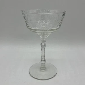 Rock Sharpe ARCTIC ROSE Champagne/Tall Sherbet Glasses w/ Star of David - Picture 1 of 8