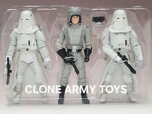 Star Wars Snowtrooper AT-ST Walker Driver Legacy Attack on Hoth Battle Pack of - Imagen 1 de 1
