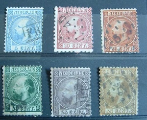 NETHERLANDS 1867 Sg 17d-16 good early set with high Cat Value inc Sg 15 & 16 - Picture 1 of 1