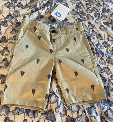 Pantalón Corto MAYORAL Niño Sastre Beige Gráfico, Talla 2 Nuevo Con Etiquetas Foto 1 de 4
