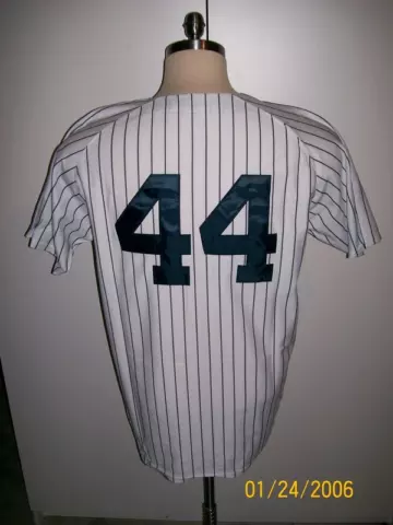 REGGIE JACKSON UNSIGNED T/B NEW YORK YANKEES JERSEY HOF 93 Cover