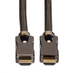 HDMI 4K Ultra HD Kabel mit Ethernet, Stecker/Stecker, schwarz, 1,0 m - Bild 1 von 4