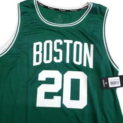 Camiseta Fanatics Masculina Tamanho XL Gordon Hayward #20 NBA Boston Celtics Verde Branca - Imagem 1 de 4