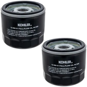 Kohler Genuine OEM Oil Filter 2 Pack Replacement for 8 to 11 PSI Engines - Picture 1 of 5