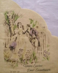 Falda de aro vintage novia de Pascua de colección Art Deco década de 1930 - Imagen 1 de 5