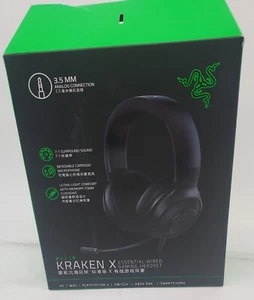 Casque gaming filaire RAZER Kraken X Essential avec son surround 7.1 - Noir - Photo 1/6
