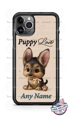 Puppy Love Cute Pet Dog Customized Phone Case For iPhone Samsung S20 LG Google 4 - Image 1 of 4