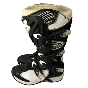 Fox Racing Comp 5 FDX Off-Road Motorcycle Boots High Woman's Sz 7 Men 5.5 Black - Picture 1 of 19
