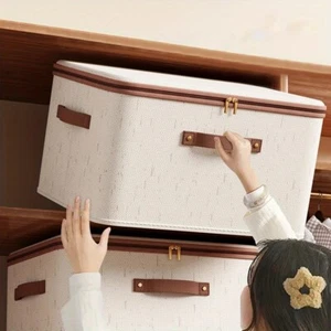 Kleidung Organizer, Kleidung Lagerung Organizer, Aufbewahrungsbox beige - Bild 1 von 4