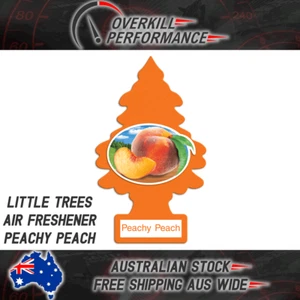 Little Trees Air Freshener Peachy Peach - Car Truck Taxi Uber Home Office - Picture 1 of 1