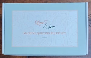 Love Sew machine quilting ruler set brand new in original box from U.S.A. seller - Picture 1 of 4
