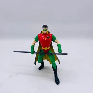 Robin w staff Total Justice Line Kenner JLA 5" Loose Justice League Teen Titans - Picture 1 of 12