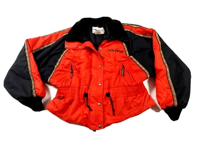 Polaris Thinsulate Women's Vintage USA Red Black  Snowmobile Ski Jacket, Size L - Image 1 of 4