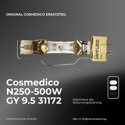 Solarium Ersatzteil Hochdruckstrahler Brenner Cosmedico N 250-500 GY 9.5 31172