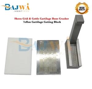 Sheen Grid & Cottle Cartilage Bone Crusher Teflon Cartilage Cutting Block - Picture 1 of 4
