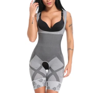 Seamless Women Waist Trainer Cincher Full Body Shaper Tummy Shapewear Girdles US - Picture 1 of 20