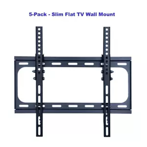 Paquete de 5 soportes de pared para TV plana para pantallas de 32-55 pulgadas +/- Soporte VESA inclinable de 20 grados - Imagen 1 de 6