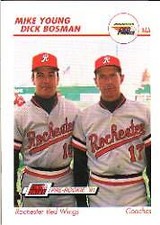 1991 Line Drive AAA #475 Coaches/Mike Young/Dick Bosman 