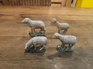 Krippenfiguren Grulicher Schafe - Bild 1 von 2