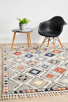 MARRAKESH - Bohemian Moroccan Modern Rug Large Floor Mat Carpet *FREE DELIVERY* - image 1 of 4
