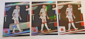 (3) Perrion Winfrey 2022 Panini Prestige Xtra Points Gold Rookie Auto Cards #353 - Picture 1 of 3