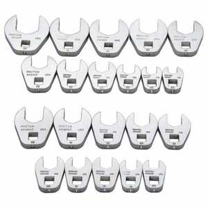 PROTO J49000 20-Piece Crowfoot Wrench Set 3/8" Drive Size Alloy Steel Chrome - Picture 1 of 1