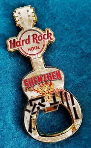 SHENZHEN CHINA GOLDEN ORIENTAL DRAGON BOTTLE OPENER GUITAR MAGNET Hard Rock Cafe - Picture 1 of 1