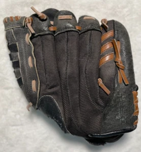 Adidas Baseball Glove 11.5 Inch Black Left Hand Genuine Leather READ - Picture 1 of 6
