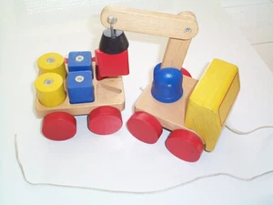 Holzspielzeug IKEA Mula HEROS Bausteine Spielzeug Holz - Bild 1 von 5