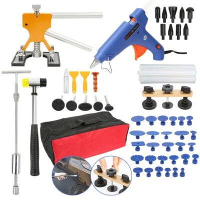 57X Ausbeulwerkzeug Klebesticks Dent Dellen Reparatur Set Auto Dellenlifter