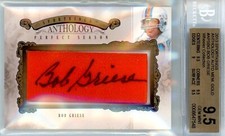 2013 SPORTKINGS ANTHOLOGY AUTO MEM. GOLD 1/1 #APSBG BOB GRIESE BGS GEM MINT 9.5